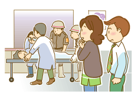 病院で治療を開始