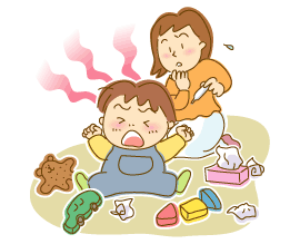 子供が夕方、急に発熱