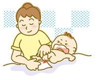 先天性代謝異常等検査のイラスト