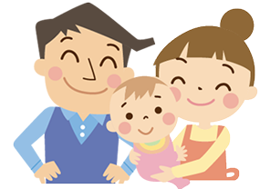 パパとママと赤ちゃん