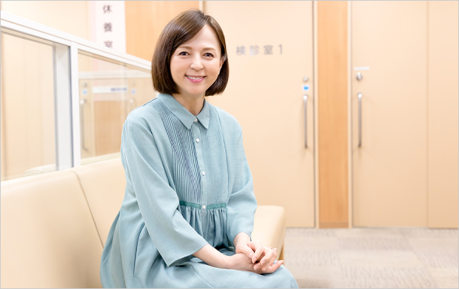 いとうまい子さんの検診を受けて、伝えたいメッセージ写真画像
