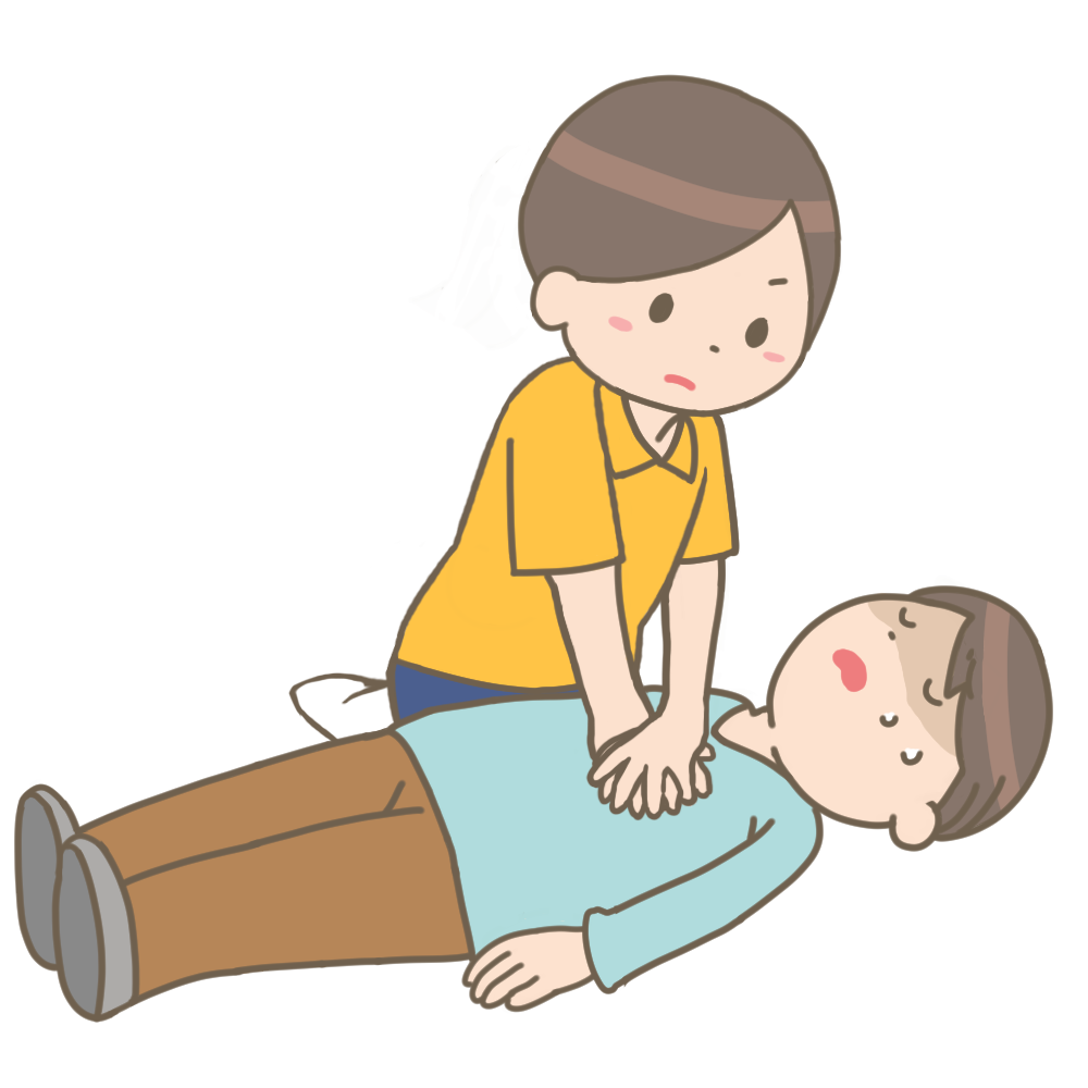 心肺蘇生のイラスト