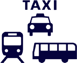 火車、公車、計程車內