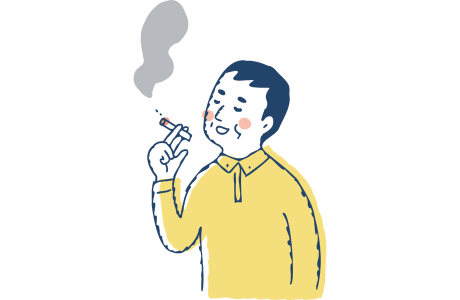 喫煙・受動喫煙：イメージ