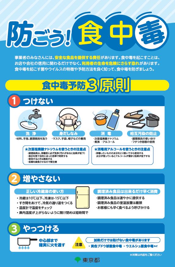 防ごう!食中毒 事業者向け